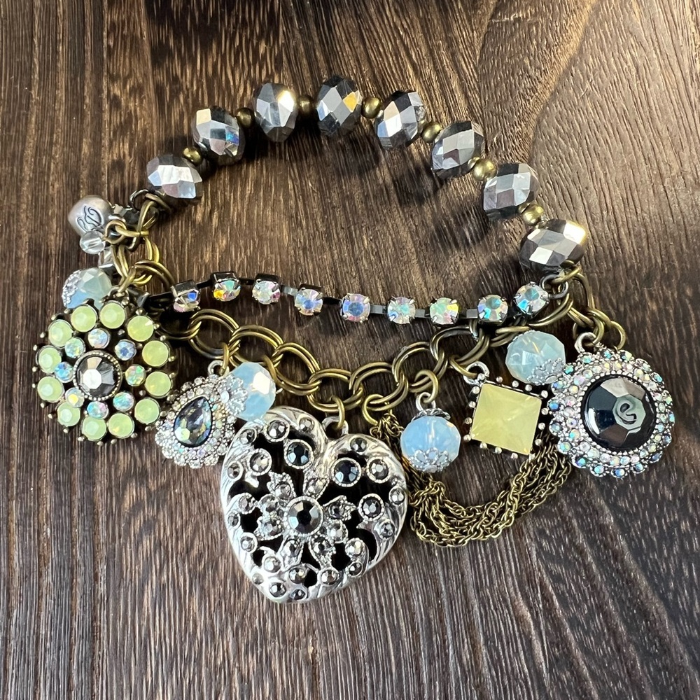 Betsey Johnson Multicolor Charm Bracelet